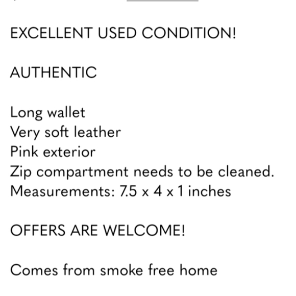 FENDI AUTHENTIC TEAL LEATHER LONG WALLET EXCELLENT USED CONDITION - Picture 15 of 15